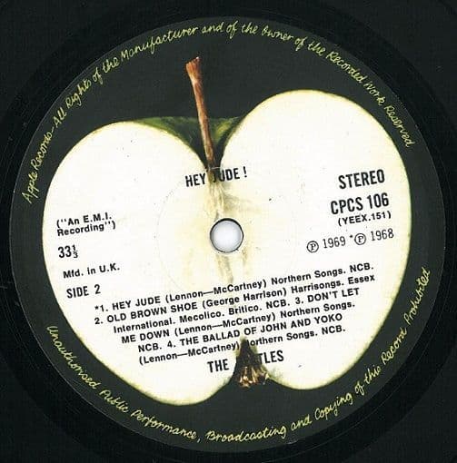 The Beatles Hey Jude Record Album | Planet Earth Records